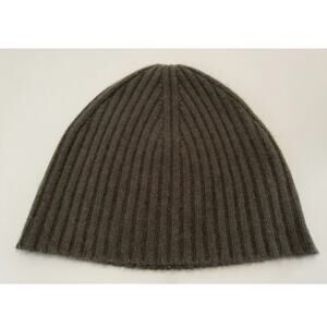 brand new naked 100% cashmere green beanie size M/L